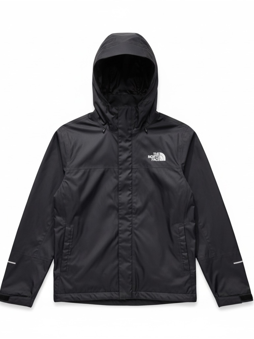 The North Face Big Kids Antora Black Hooded Rain Jacket